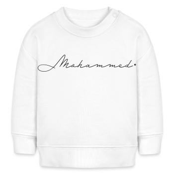 Name Mohammed - Baby Organic Sweatshirt Baby Changer von Stanley/Stella - Weiß - Vorne