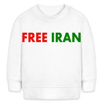Free iran - Baby Sweatshirt by Stanley/Stella - white - Front