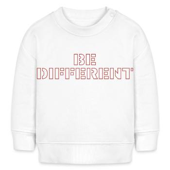 be different - Baby Organic Sweatshirt Baby Changer von Stanley/Stella - Weiß - Vorne