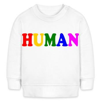 Human - Baby Sweatshirt by Stanley/Stella - white - Front