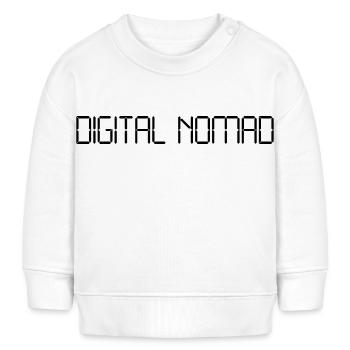 Digital nomaden - Baby Organic Sweatshirt Baby Changer von Stanley/Stella - Weiß - Vorne
