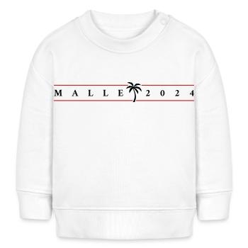 Malle 2024 Palme Mallorca - Baby Organic Sweatshirt Baby Changer von Stanley/Stella - Weiß - Vorne