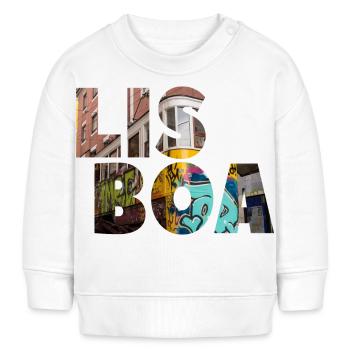 Lisboa electrico -Lisbon tram Lisbon tram - Baby Sweatshirt by Stanley/Stella - white - Front