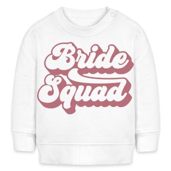 Bride Squad - Junggesellinnenabschied - Baby Organic Sweatshirt Baby Changer von Stanley/Stella - Weiß - Vorne