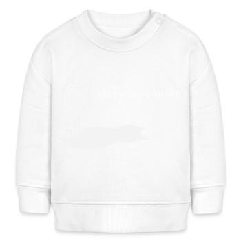 Superhero - Baby Organic Sweatshirt Baby Changer von Stanley/Stella - Weiß - Vorne