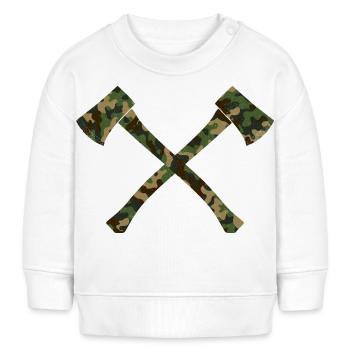 Axe - Baby Sweatshirt by Stanley/Stella - white - Front