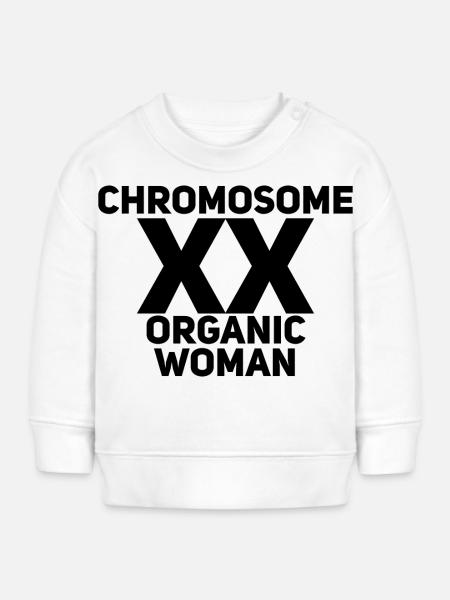 XX Chromosome - Strength Genetic Pride - Baby Sweatshirt by Stanley/Stella - white