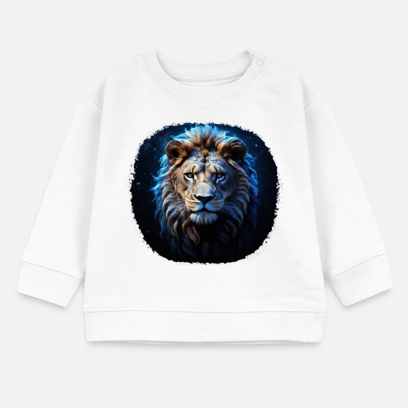 Sternzeichen Löwe Baby Organic Sweatshirt Baby Changer von Stanley/Stella