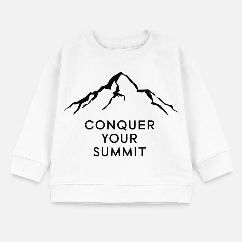 EROBERN SIE IHREN GIPFEL Baby Organic Sweatshirt Baby Changer von Stanley/Stella