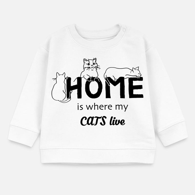 Chats à la maison Sweat bébé bio Stanley/Stella