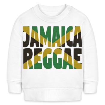 Reggae jamaïcain - Sweat bébé bio Stanley/Stella - blanc - Devant