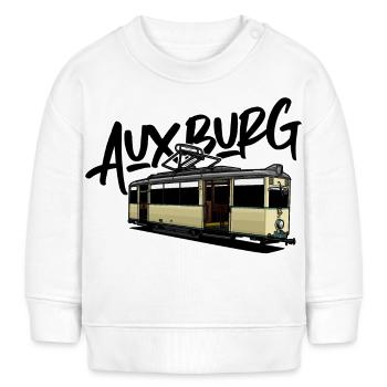 Augsburg / Tram / Straßenbahn // Illustration - Baby Sweatshirt by Stanley/Stella - white - Front