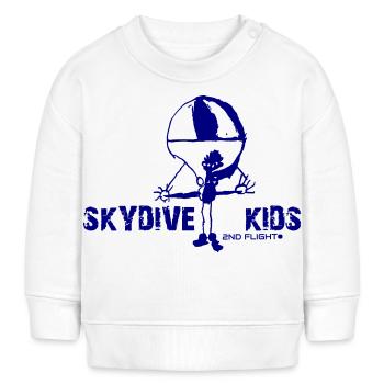 Skydive Kids - Baby Organic Sweatshirt Baby Changer von Stanley/Stella - Weiß - Vorne