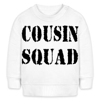 Cousin Squad - Sweat bébé bio Stanley/Stella - blanc - Devant