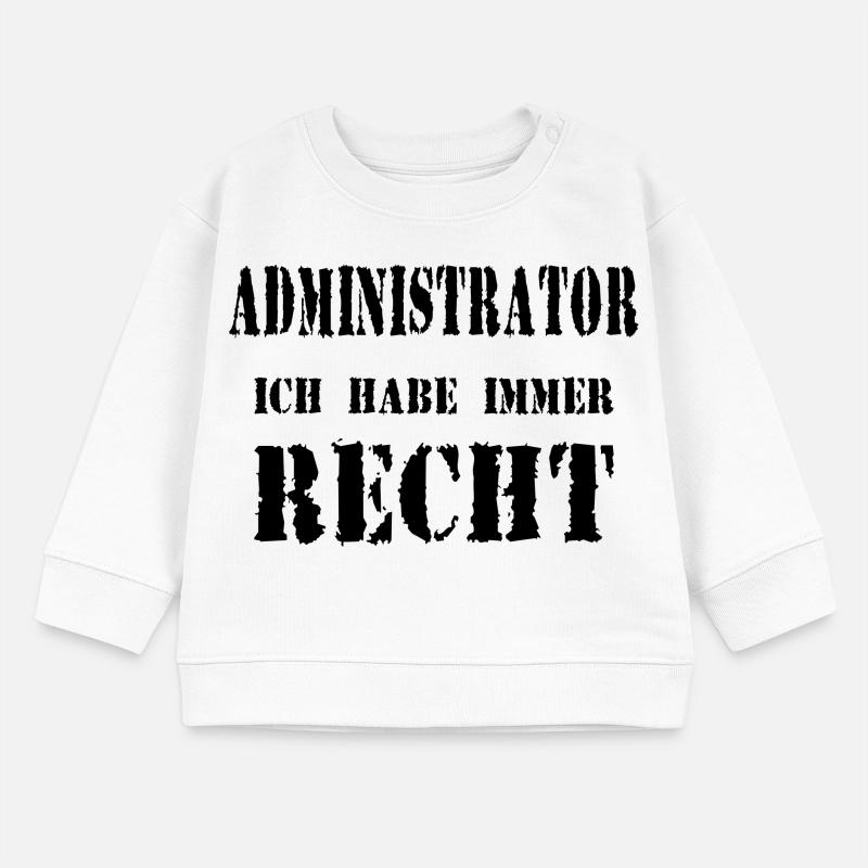 administrateur Sweat bébé bio Stanley/Stella