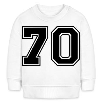 70 - Baby Organic Sweatshirt Baby Changer von Stanley/Stella - Weiß - Vorne
