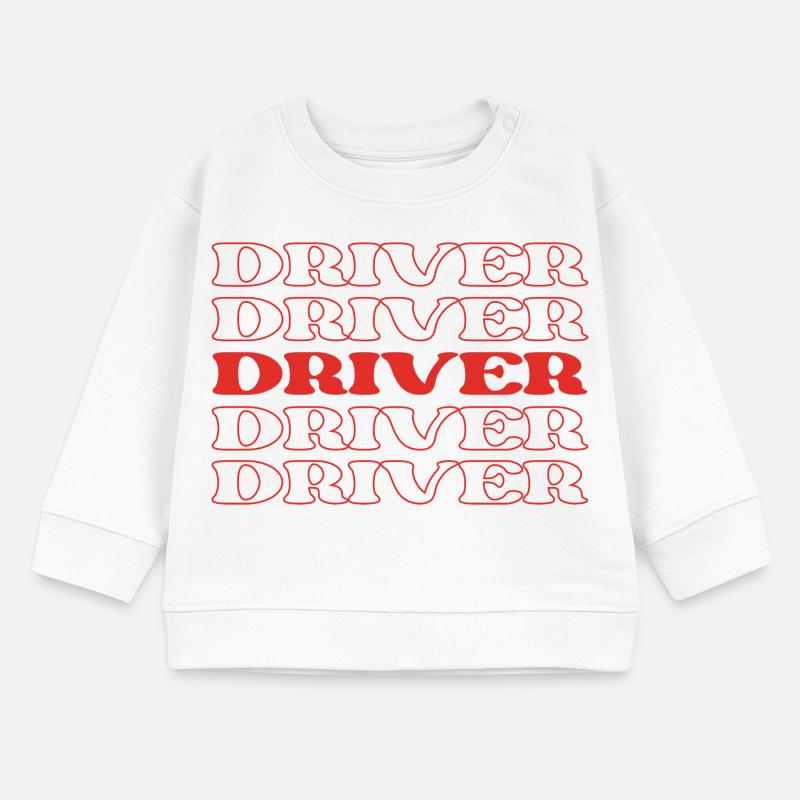 Fahrer, Chauffeur, Autofahrer, Operator, Pilot Baby Organic Sweatshirt Baby Changer von Stanley/Stella