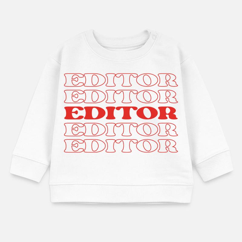 Editor Proofreader Copy Editor Reviser Writer Baby Sweatshirt by Stanley/Stella