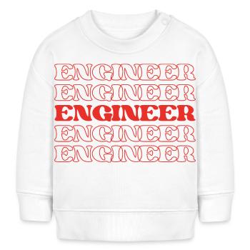 Engineer Designer Developer Technician Builder - Baby Sweatshirt by Stanley/Stella - white - Front