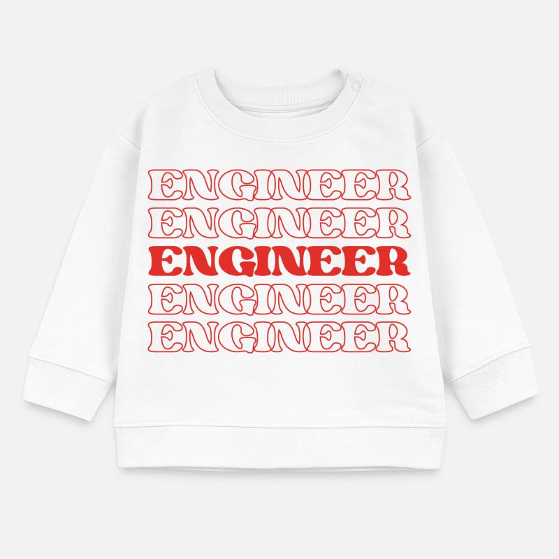Engineer Designer Developer Technician Builder Baby Sweatshirt by Stanley/Stella