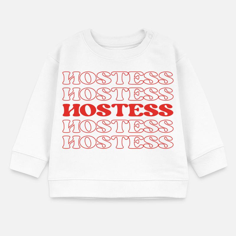Hostess, Moderatorin, Moderatorin, Sprecherin, Broadcaster Baby Organic Sweatshirt Baby Changer von Stanley/Stella