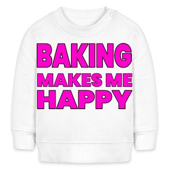Backen - Baby Organic Sweatshirt Baby Changer von Stanley/Stella - Weiß - Vorne