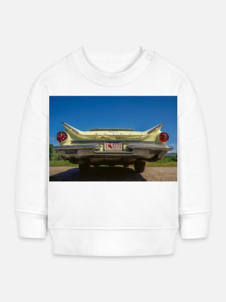 Oldtimer, Buick Car - Baby Organic Sweatshirt Baby Changer von Stanley/Stella - Weiß