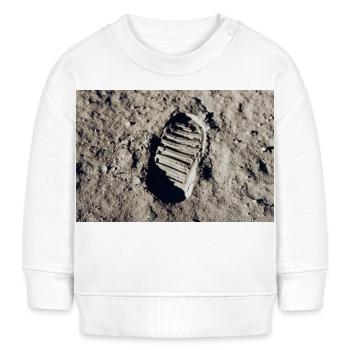 Apollo11 Mond Poster - Baby Organic Sweatshirt Baby Changer von Stanley/Stella - Weiß - Vorne