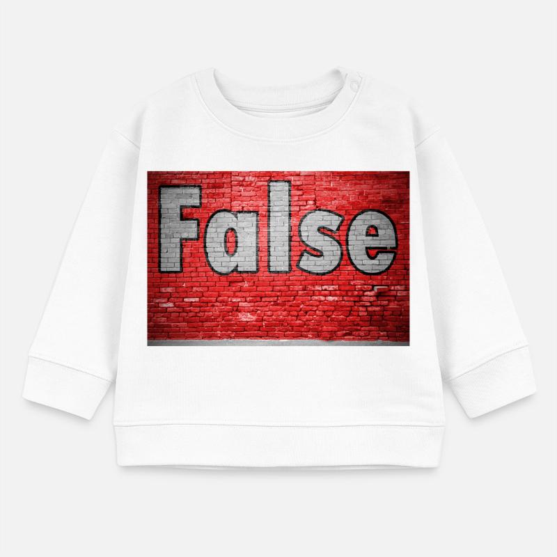 False Brick Wall Graffiti Baby Sweatshirt by Stanley/Stella