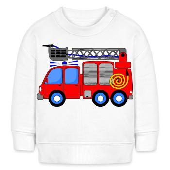 Fire engine children - Baby Sweatshirt by Stanley/Stella - white - Front