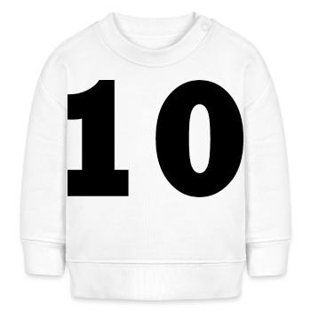 10 - Baby Organic Sweatshirt Baby Changer von Stanley/Stella - Weiß - Vorne