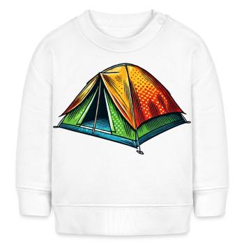 zelt - Baby Organic Sweatshirt Baby Changer von Stanley/Stella - Weiß - Vorne