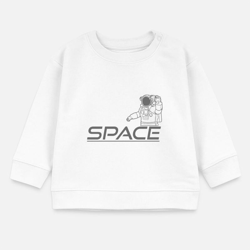 Space cowboy - Cowboy de l’espace Sweat bébé bio Stanley/Stella