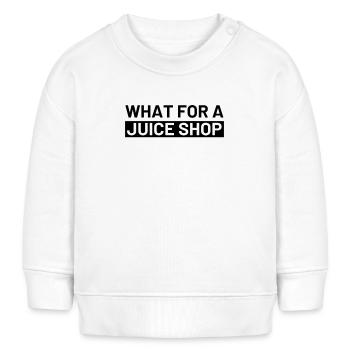 Denglisch Quel magasin de jus - Sweat bébé bio Stanley/Stella - blanc - Devant