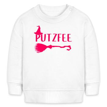 Putzfee femme de ménage femme de ménage - Sweat bébé bio Stanley/Stella - blanc - Devant