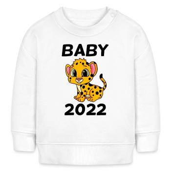 Bébé 2022 - Nouveau-Né 2022 - Cadeau bébé - Sweat bébé bio Stanley/Stella - blanc - Devant