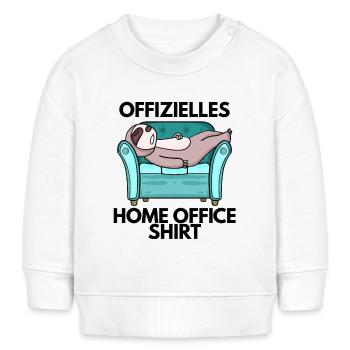 Home Office - Baby Organic Sweatshirt Baby Changer von Stanley/Stella - Weiß - Vorne