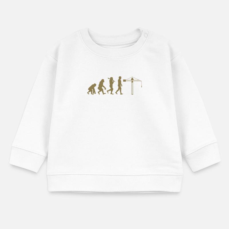 Crane operator Evolution Baby Sweatshirt by Stanley/Stella