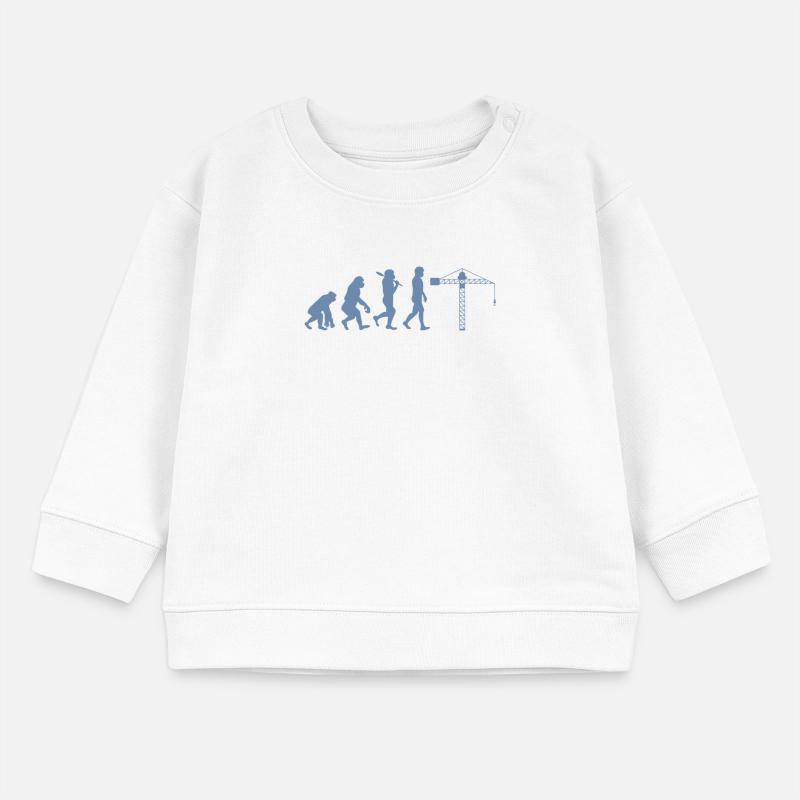 Crane operator Evolution Baby Sweatshirt by Stanley/Stella