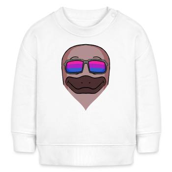 Bisexuell Schnabeltier Geschenk - Baby Organic Sweatshirt Baby Changer von Stanley/Stella - Weiß - Vorne