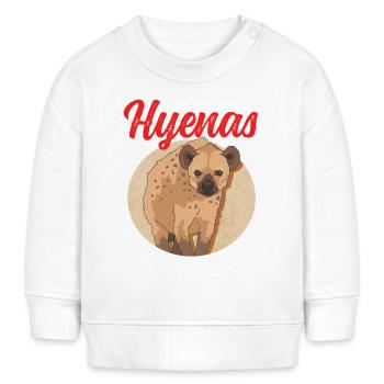 Hyène hyène tacheté hyène cadeau - Sweat bébé bio Stanley/Stella - blanc - Devant