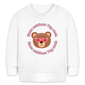 Einen schönen Tag noch - Baby Organic Sweatshirt Baby Changer von Stanley/Stella - Weiß - Vorne