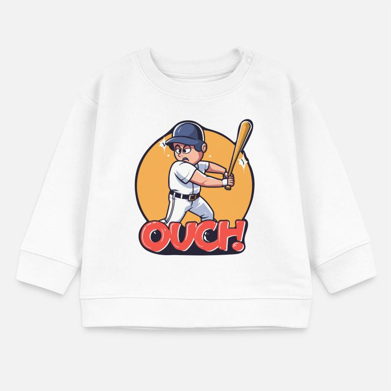 SPIELER, DER VOM BALL GETROFFEN WIRD Baby Organic Sweatshirt Baby Changer von Stanley/Stella