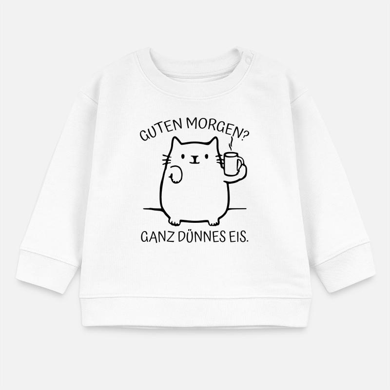 faule Katze Spruch Spruch Geschenk Idee Kätzchen Baby Organic Sweatshirt Baby Changer von Stanley/Stella