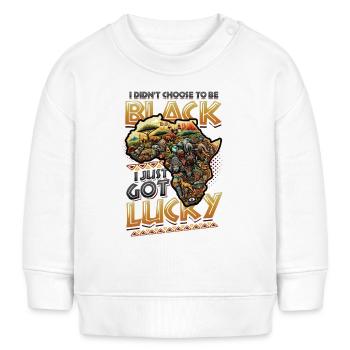 African American Black History - Baby Sweatshirt by Stanley/Stella - white - Front