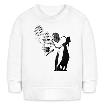 Zeitgenössischer Jazz - Baby Organic Sweatshirt Baby Changer von Stanley/Stella - Weiß - Vorne