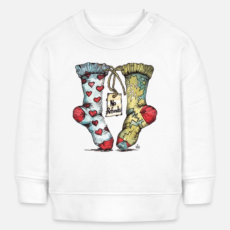 Jumelé pour l’éternité - Sweat bébé bio Stanley/Stella - blanc
