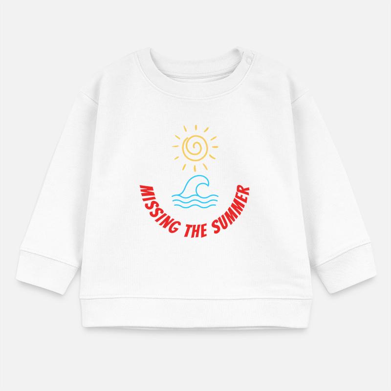 Missing the Summer Baby Organic Sweatshirt Baby Changer von Stanley/Stella