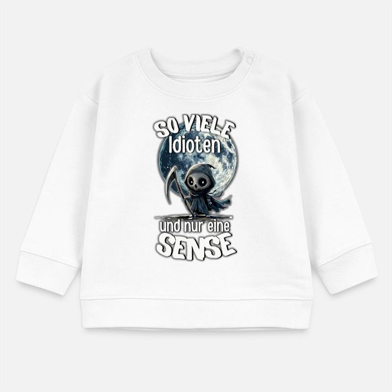 Sensenmann #lovely toons Baby Organic Sweatshirt Baby Changer von Stanley/Stella