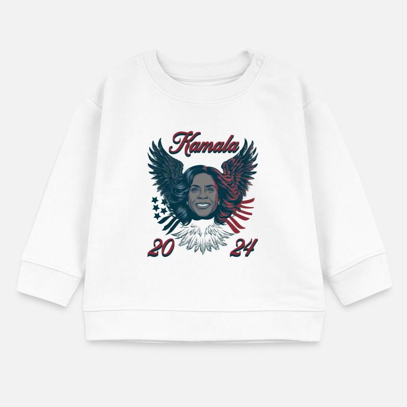 Kamala 2024 Bald Eagle Baby Organic Sweatshirt Baby Changer von Stanley/Stella